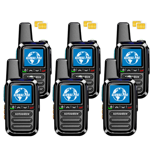 XOTODREM 4G LTE PoC Walkie Talkies – Nationwide PTT Radios (2 Pack)