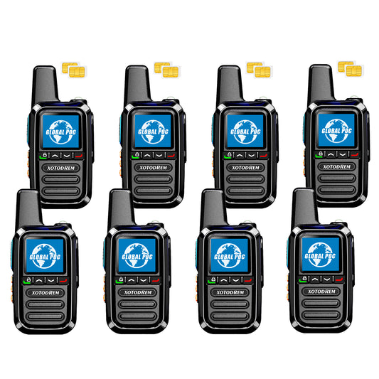 XOTODREM 4G LTE PoC Walkie Talkies – Nationwide PTT Radios (2 Pack)
